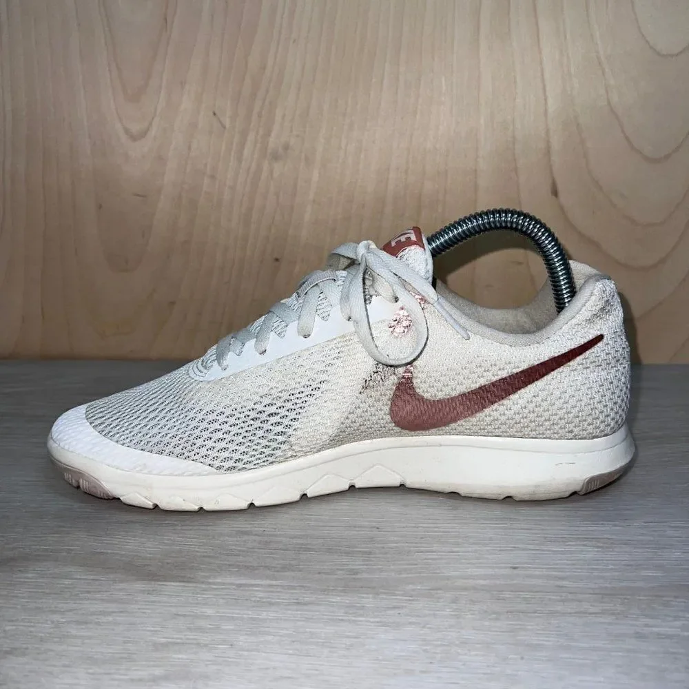 Nike‎ Flex Experience RN 6 White/Rose Gold 881805-102 Women's 9